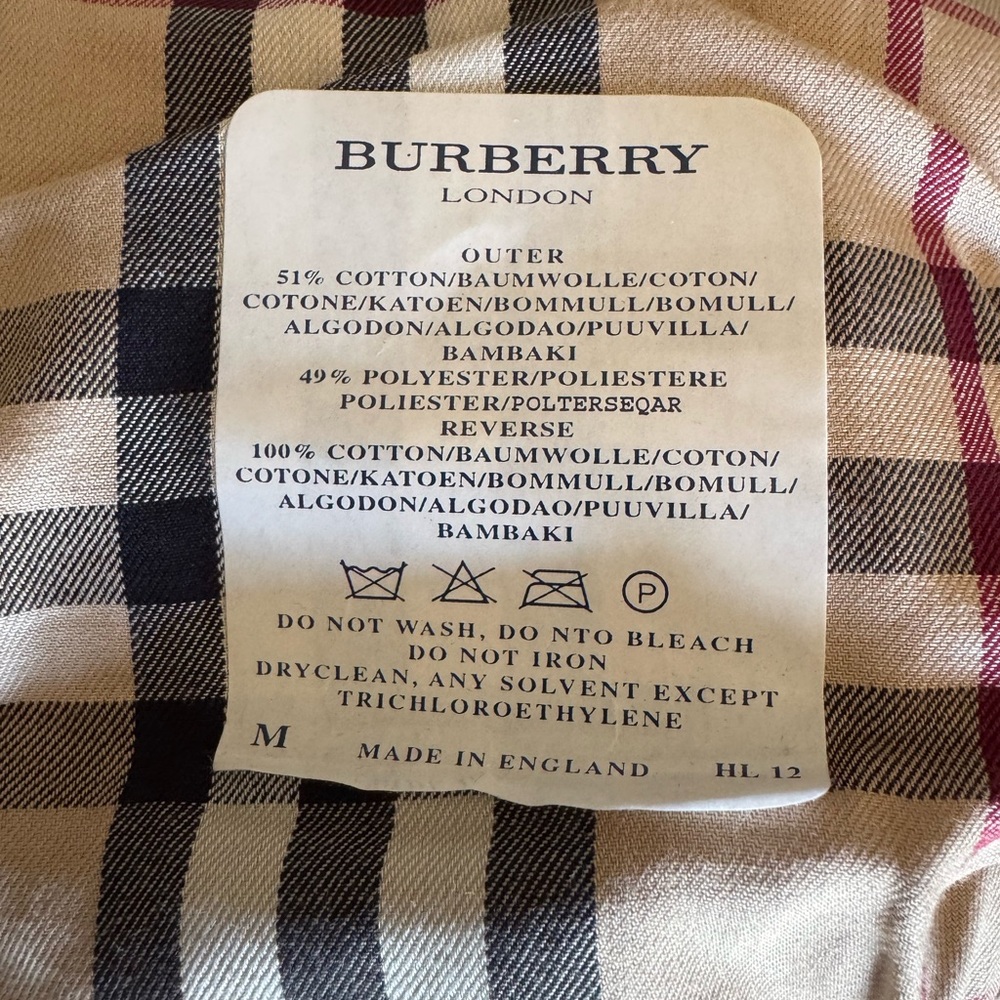 Burberry Bucket Hat, Vintage Check Tech, Medium, Beige, Reversable. - Picture 3 of 5